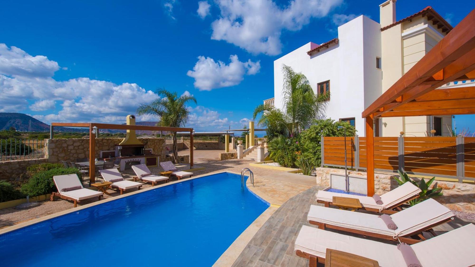 Sunshine Villa With Private Pool By Estia خيرسونِسوس المظهر الخارجي الصورة